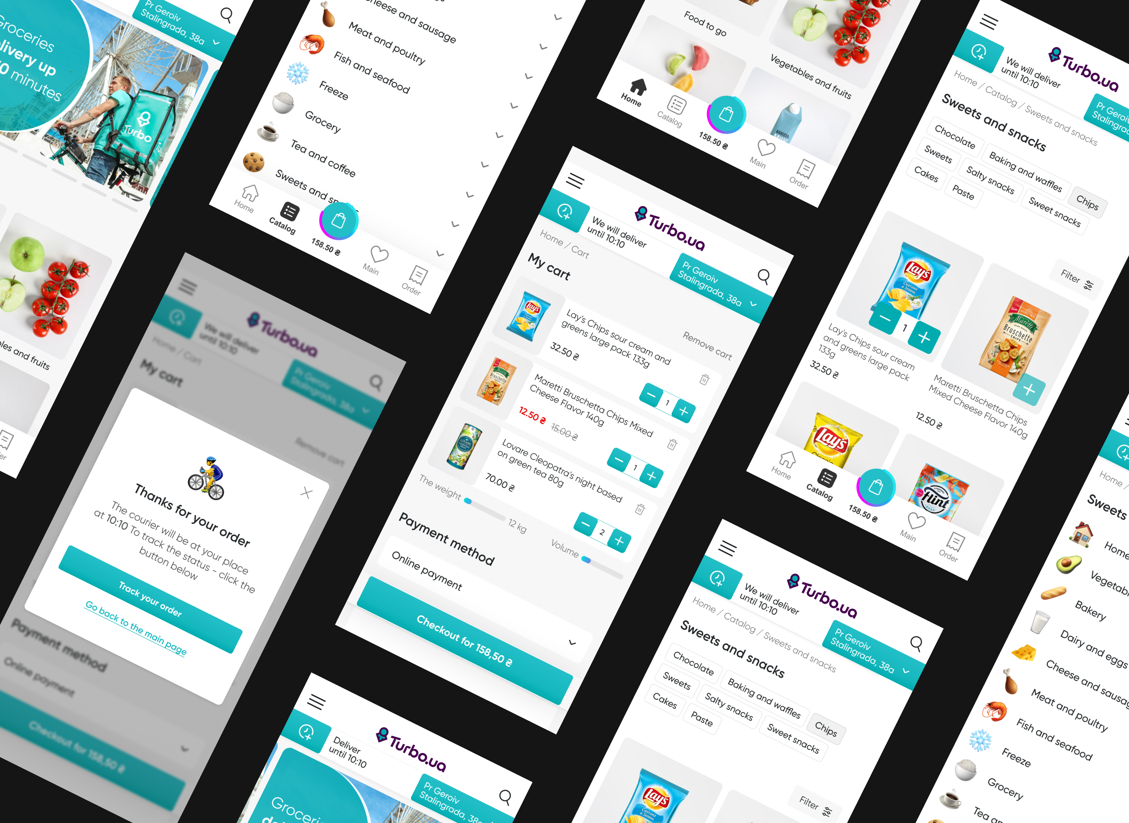 Turbo.ua app screens
