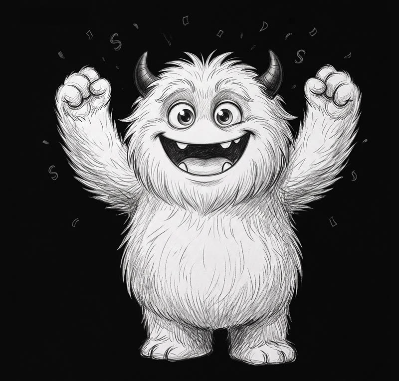 Pap-Pay mascot cheering — success mood